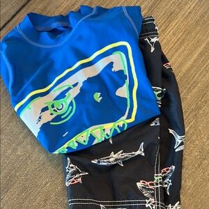 Kids Blue Shark Swim Set